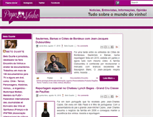 Tablet Screenshot of papodevinho.com